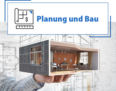 Planung und Bau mit einem Grundriss einer Wohnung